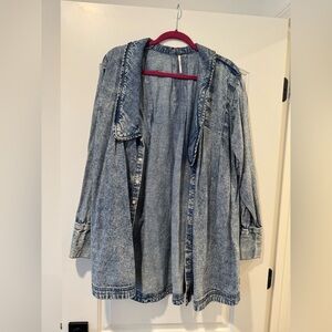 Free People Blue Jean Jacket